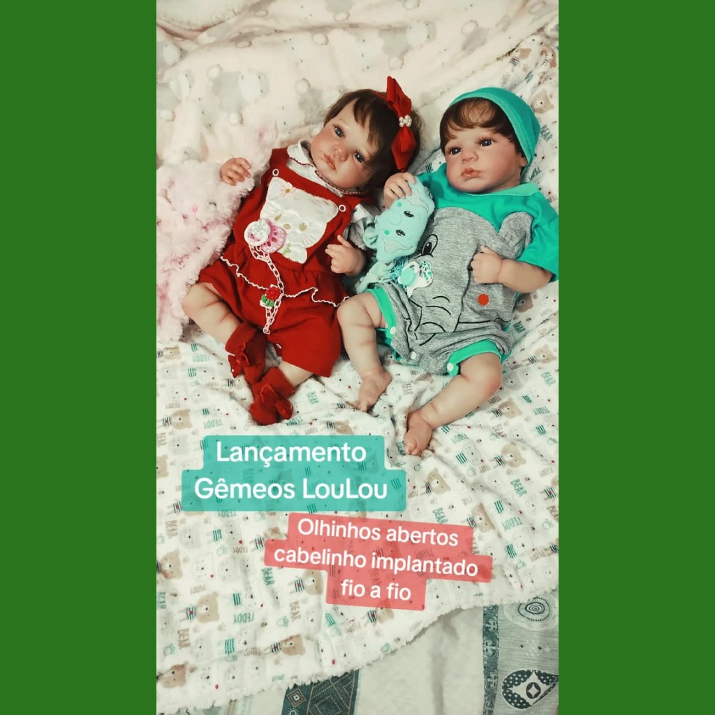 Bebês reborn gêmeos